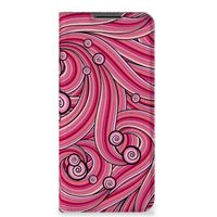 OPPO A54 5G | A74 5G | A93 5G Bookcase Swirl Pink