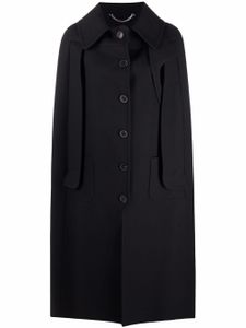 Maison Margiela cape à simple boutonnage - Noir