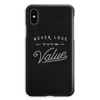 Never lose your value: iPhone XS Max Volledig Geprint Hoesje - thumbnail