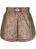 ETRO short de sport à patch logo - Vert