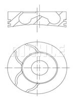 Mahle Original Zuiger 028 PI 00122 000