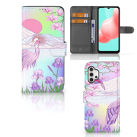 Samsung Galaxy A32 5G Telefoonhoesje met Pasjes Bird