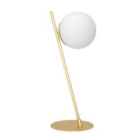 Eglo Tafellamp Rondo 4 goud met witte bol 900868