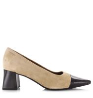 Vagabond Vagabond - Altea safari/black | leren pu Beige Suede Geen Dames