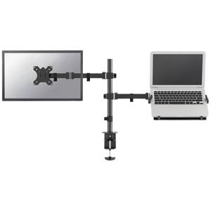 Neomounts FPMA-D550NOTEBOOK 2-voudig Monitor-tafelbeugel 25,4 cm (10) - 81,3 cm (32) Zwenkbaar, Roteerbaar, Kantelbaar, Laptophouder Zwart