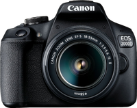 Canon EOS 2000D BK 18-55 IS II EU26 SLR camerakit 24,1 MP CMOS 6000 x 4000 Pixels Zwart - thumbnail