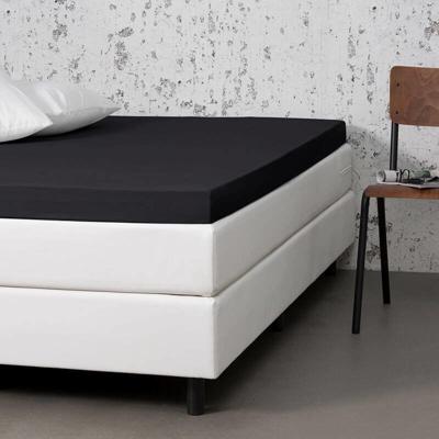 Jersey Stretch Topper Hoeslaken - Zwart