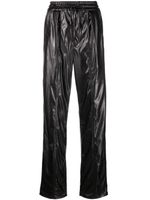 MARANT ÉTOILE pantalon droit à taille élastiquée - Noir