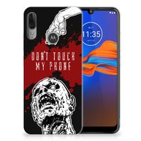 Motorola Moto E6 Plus Silicone-hoesje Zombie Blood