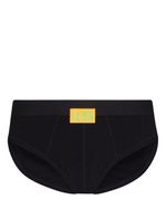 DSQUARED2 culotte à patch logo Icon - Noir - thumbnail