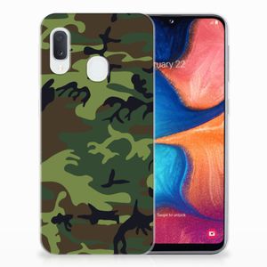 Samsung Galaxy A20e TPU bumper Army Dark