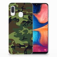 Samsung Galaxy A20e TPU bumper Army Dark