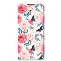 Motorola Moto E32 | Moto E32s Smart Cover Butterfly Roses - thumbnail