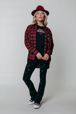 Colourful Rebel Maartje Blouse Zwart Dames - Loose Fit - Polyester Colourful Rebel Maartje Blouse Zwart Dames - Loose Fit - Polyester