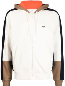 Lacoste veste colour block à logo brodé - Tons neutres