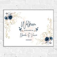 Welkomst poster bruiloft Elegance Breeze