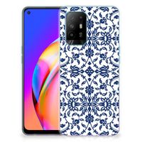 OPPO A94 5G | Reno5 Z TPU Case Flower Blue - thumbnail