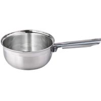 Steelpan/sauspan/juspan zilver 1,4 liter 16 cm van RVS - thumbnail