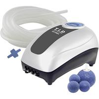 T.I.P. API 1000/4 Luchtpomp voor vijver, regelbaar, debiet tot 900 l/u, traploos, ijsvrij in de winter, continu bedrijf mogelijk, ook te gebruiken voor het beluchten van aquaria