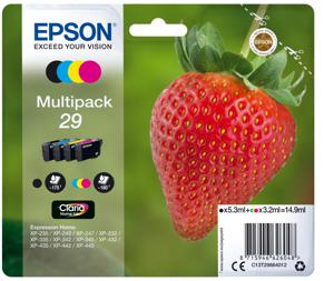 Epson Inktcartridge T2986, 29 Origineel Combipack Zwart, Cyaan, Magenta, Geel C13T29864012