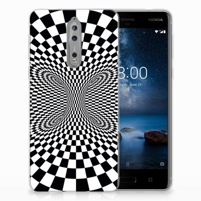 Nokia 8 TPU Hoesje Illusie Nokia 8 TPU Hoesje Illusie