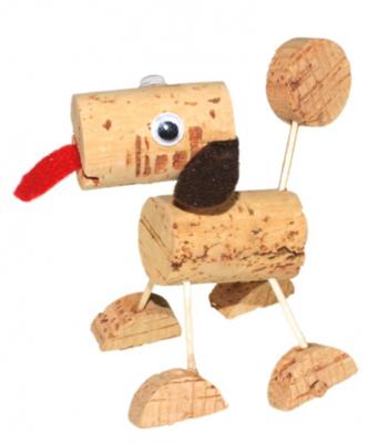 Kids At Work hondje van kurk