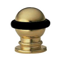 AMIG Deurstopper/deurbuffer - 1x - D22mm - inclusief schroeven - goud   - - thumbnail