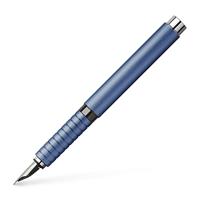 Faber-Castell 148440 - vulpen Essentio, veer M, aluminium blauw