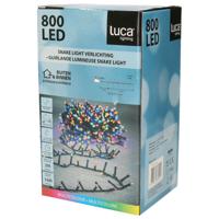 Luca Lighting Kerstverlichting - gekleurd - 16 m - 800 leds