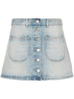 Courrèges Denim mini-rok - Blauw