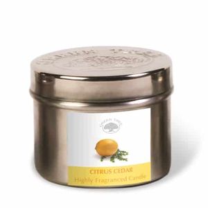 Green Tree Geurkaars Citrus Cedar (150 gram)