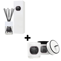 Parks London - Aromatherapy Rose Geurkaars 220G + geurstokjes 100ML set
