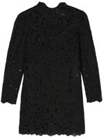 ISABEL MARANT robe courte Daphne à broderie anglaise - Noir