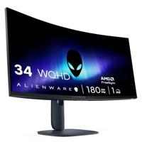 Alienware 34 Gaming Monitor - AW3425DWM, WQHD (3440x1440), 21:9 1500R Gebogen, 180Hz, VA, 1ms, AMD FreeSync Premium, VESA AdaptiveSync, 95% DCI-P3, HDR400, DisplayPort, 2 HDMI, 3 USB, 3 Jaar Garantie