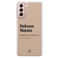 Samsung Galaxy S21 hybride hoesje - Hakuna matata