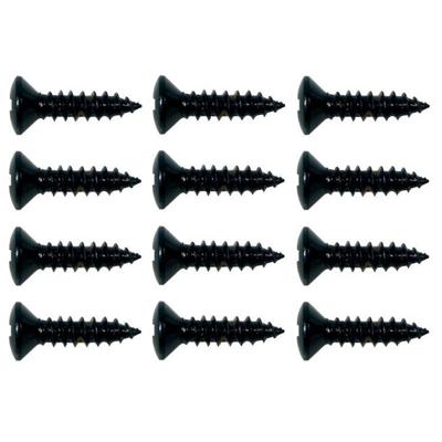 Boston TS-01-B schroeven voor slagplaat 12 stuks zwart Boston TS-01-B schroeven voor slagplaat 12 stuks zwart