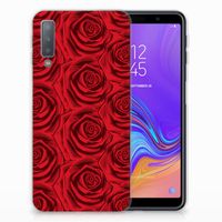 Samsung Galaxy A7 (2018) TPU Case Red Roses - thumbnail