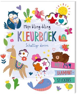 Mijn bling-bling kleurboek - Schattige dieren