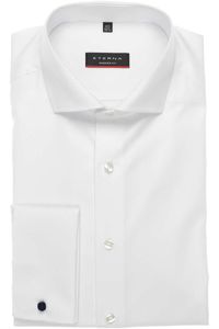 ETERNA Cover Shirt Modern Fit Overhemd wit, Effen