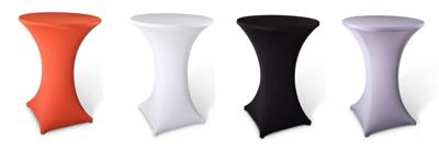 Stretchhoezen voor Statafels leverbaar in 23 kleuren