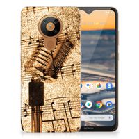 Nokia 5.3 Siliconen Hoesje met foto Bladmuziek