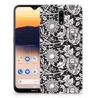 Nokia 2.3 TPU Case Black Flowers