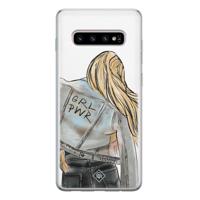 Samsung Galaxy S10 siliconen hoesje - GRL PWR