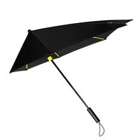 STORMaxi storm paraplu zwart met geel frame windproof 100 cm