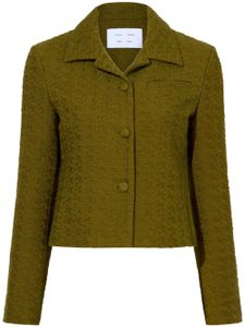 Proenza Schouler White Label veste Quinn en tweed - Vert