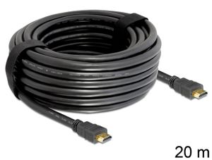 Delock 83452 Kabel High Speed HDMI met Ethernet - HDMI A male > HDMI A male 20 m