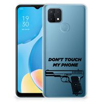 OPPO A15 Silicone-hoesje Pistol DTMP