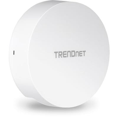 TRENDnet TEW-823DAP AC1300 Dual Band PoE Wireless Access Point voor binnen, 867 Mbit/s WiFi AC + 400 Mbit/s WiFi N-banden, MU-MIMO, repeatermodus, verkeersbeheer, eenvoudige installatie
