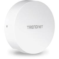 TRENDnet TEW-823DAP AC1300 Dual Band PoE Wireless Access Point voor binnen, 867 Mbit/s WiFi AC + 400 Mbit/s WiFi N-banden, MU-MIMO, repeatermodus, verkeersbeheer, eenvoudige installatie