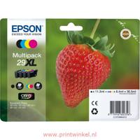 Epson Strawberry 29XL CMYK Origineel Zwart, Cyaan, Magenta, Geel 1 stuk(s) Hoog (XL) rendement